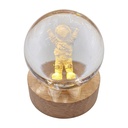 Glazen bol met licht LED Ø 6 cm