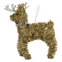 Decoratie hanger rendier 17x5x13 cm