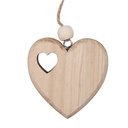Decoratie hanger hart 10x2x10 cm