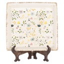 Decoratie bord 22x22x3 cm
