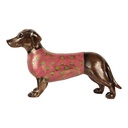 Decoratie hond 60x17x35 cm