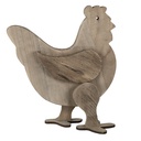 Decoratie kip 31x16x35 cm