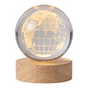 Glazen bol met licht LED Ø 6 cm