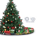 Decoratie Kerst trein 78x56x5 cm