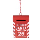 Decoratie hanger brievenbus 5x3x8 cm