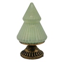 Decoratie kerstboom met LED Ø 10x18 cm