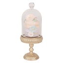 Stolp met decoratie Ø 7x17 cm