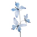 Decoratie tak met vlinders 10x10x65 cm