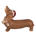 Decoratie hond 37x11x27 cm