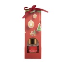 Fragrance oil with sticks Red Gold colored 6x6x17 cm