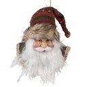 Decoratie hanger Kerstman 10x9x28 cm