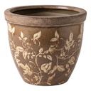 Decoratie bloempot Ø 15x13 cm