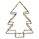 Tafellamp kerstboom 18x4x23 cm